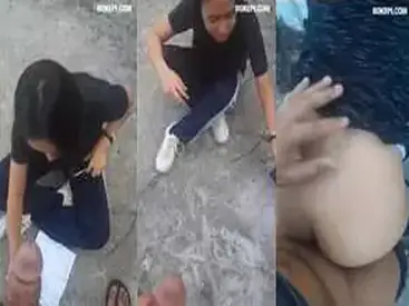 Bokep Indo Pelajar Terbaru Niatnya Mau Belajar Bareng Diatap Bangunan poster