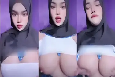 Hijab Cantik Arrazyny Gak Pakai BH Lumer